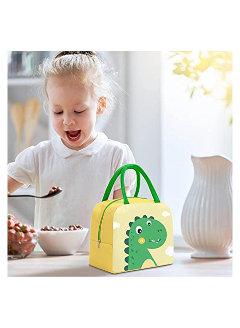 SOLARAE Kids Lunch box Insulated Soft Bag, Waterproof Lunch Bag for Adults, Kids Cartoon Colors Insulated Lunch Box Cooler Bag Portable Tote Bag Food Storage Bag for Women Men Work School Picnic - Image 2
