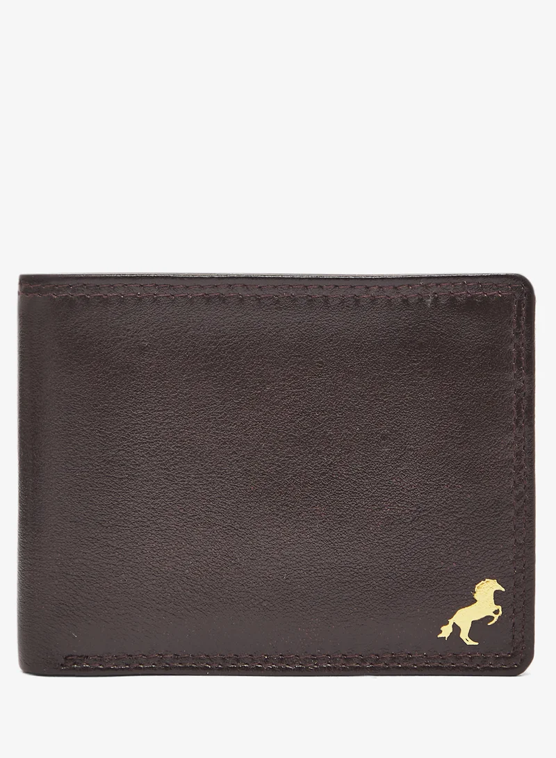 Robert Wood Horse Logo Bi Fold Wallets