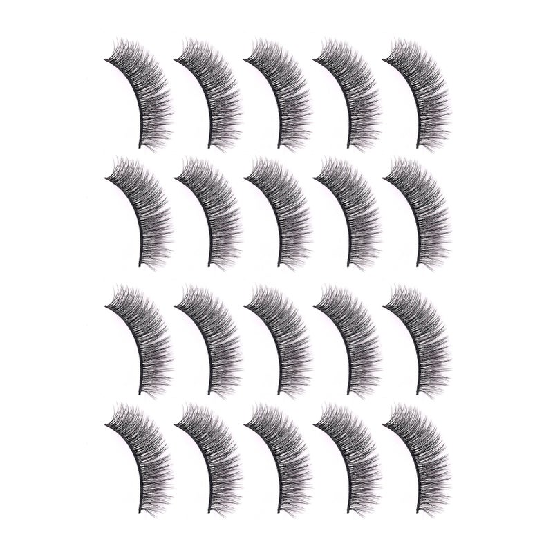 10 Pairs Magnetism Eyelashes Kit Handmade Lightweight Reusable Magnetic Lashes with Eyeliner Applicator - Image 4