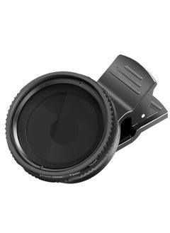 NEEWER 37mm Clip On ND2-ND400 Phone Lens ND Filter Kit: Adjustable Neutral Density Filter with Phone Clip Compatible with iPhone 14/14Pro/14Pro Max Samsung Android Smartphones iPad and More
