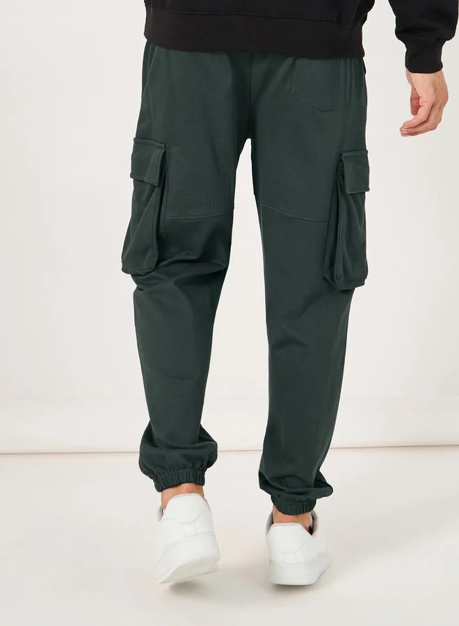 Styli Styli Oversized Cut and Sew Detail Cargo Joggers