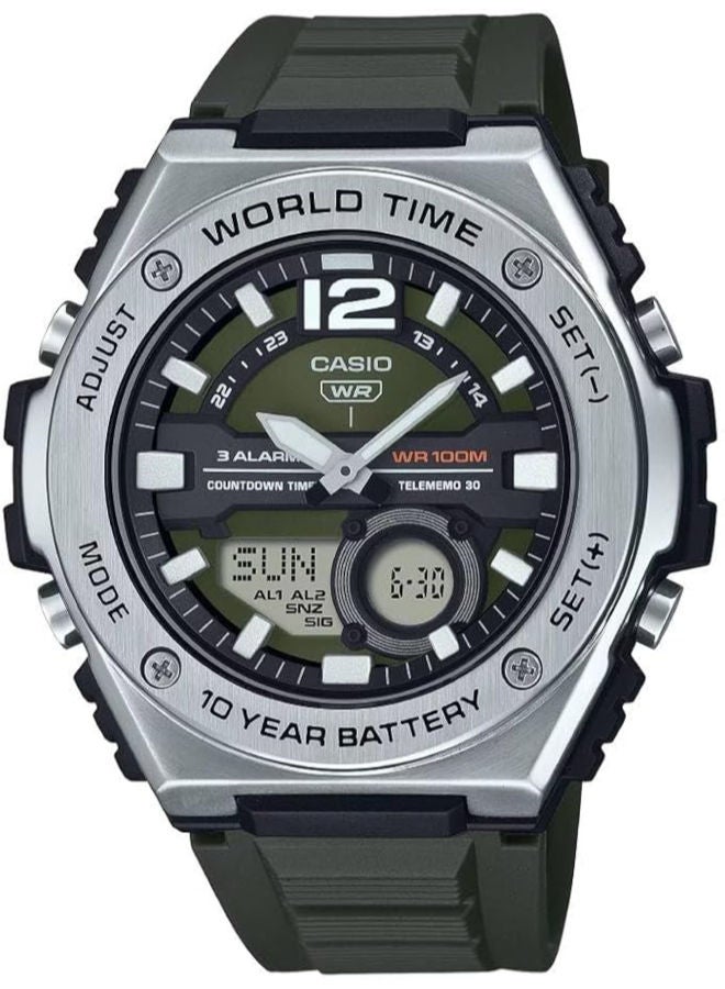 CASIO Resin Digital Wrist Watch  MWQ-100-3AVDF - Image 1