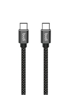 budi USB-C Cable, Power Delivery USB Type-C to 3A Sync and Charge Reversible with 3 Meter Tangle-Free Cord for MacBook Pro, Google Pixel XL, Nexus 5X/6P, 206TT  - Image 1