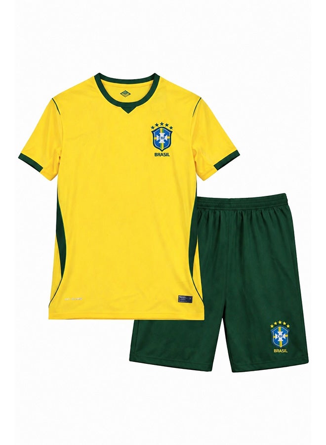 Toyland طقم قميص وشورت منتخب البرازيل 2026 لكأس العالم للأطفال - مقاس 34 (12-13 سنة) - Image 1