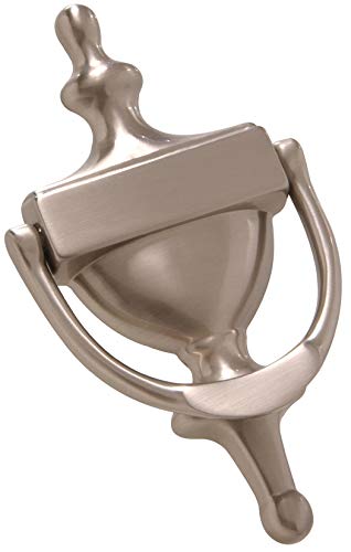 Hardware Essentials 852724 Satin Nickel Door Knocker, 7-Inch - Image 1