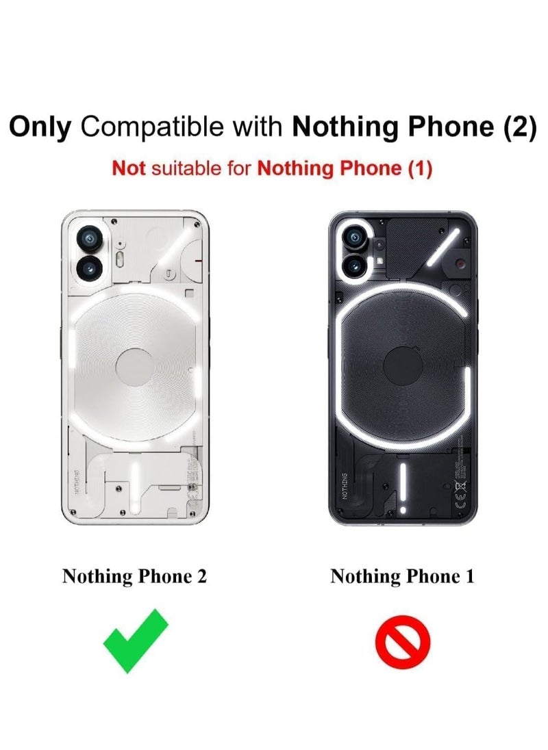Raxoom غطاء شفاف لهاتف Nothing Phone 2 مع حماية الكاميرا وزوايا معززة رفيعة ومرنة من TPU سيليكون غطاء مضاد للصدمات لهاتف Nothing Phone 2 - Image 2