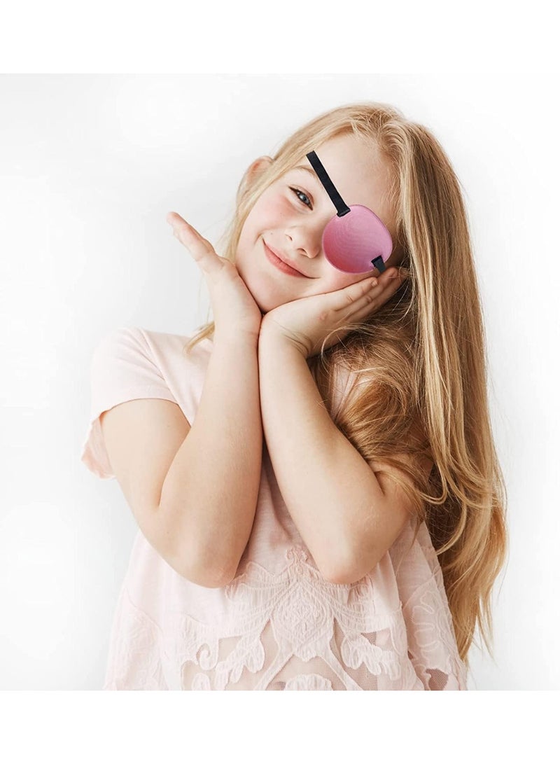 6 قناع العين ، قناع العين الناعمة ، قناع العين القابلة للتعديل للبالغين والأطفال ، قناع العين الكسول في العين اليسرى أو اليمنى ، تصميم ثلاثي الأبعاد ، تنفس ، مناسبة للتدريب الكسل - Image 3