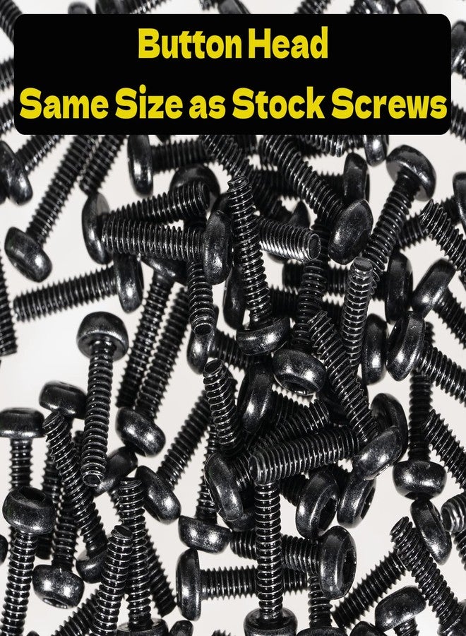 RampCrab Button Head Screws Kit for SCX24 AX24 RC Car, 372Pcs, Hardened Steel Grade 12.9 Screws, Bearing & Screws Set with Box for 1/24 RC Crawler Car Axial SCX24 C10 Deadbolt JLU Gladiator Bronco - Image 4