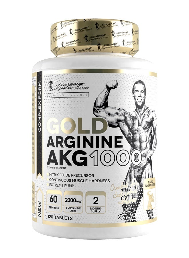 كيفين ليفرون أقراص جولد أرجينين AKG1000، 120 قرصًا