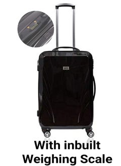 Airo Smart Luggage Trolley Bag 24 Inch Emerald  Black with inbuilt weighing scale  - Image 1