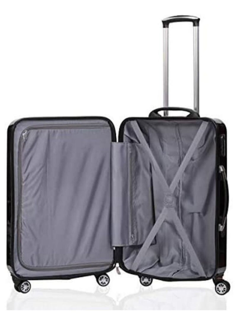 Airo حقيبة أمتعة ذكية بعجلات مقاس 24 بوصة باللون الأسود الزمردي مع ميزان مدمج للوزن - Image 2