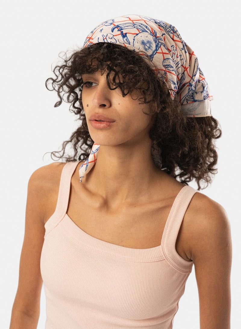 Crabs Satin Bandana