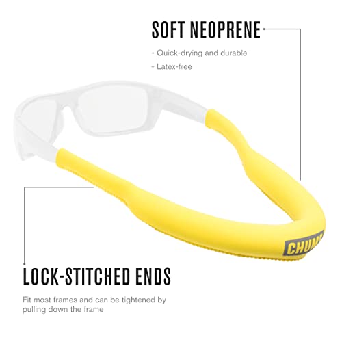 Chums Neo Megafloat Sunglass Retainer - Floating Neoprene Eyewear Strap for Large Frames (Yellow),One Size,12202108 - Image 5