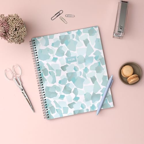 Blue Sky 2026 Weekly and Monthly Planner Calendar January 2026 December 2026 85 x 11 Flexible Frosted Cover Laminated Tabs Durable Twin Wire Binding Storage Pocket Amitza - Image 3
