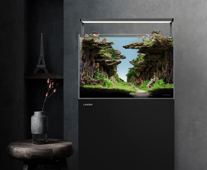 LANDEN 60P 16 Gallon Rimless Low Iron Aquarium Tank, 23.6" W × 11.8" D × 14.2" H (60cm x 30cm x 36cm) 6mm Thickness with Nano Foam Leveling Mat - Image 5