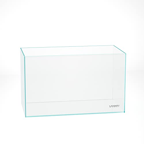 LANDEN 60P 16 Gallon Rimless Low Iron Aquarium Tank, 23.6" W × 11.8" D × 14.2" H (60cm x 30cm x 36cm) 6mm Thickness with Nano Foam Leveling Mat - Image 2