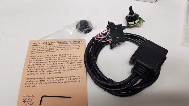 FISH CSP5 5-Position Switch for EFI Live Tuning - Compatible with 2006-2015 Dodge 5.9L & 6.7L Cummins - Image 1