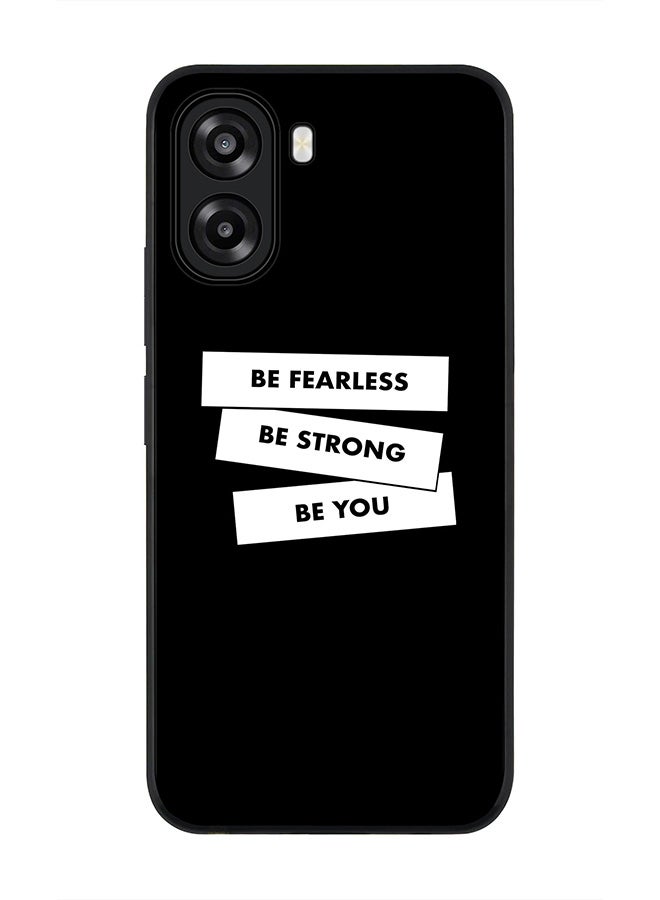 Stylizedd For Oppo A6t 5G / A6t 4G Case,Slim fit Camera Protection, Shockproof Thin Phone cover  - Fearless, Strong, You - Image 1