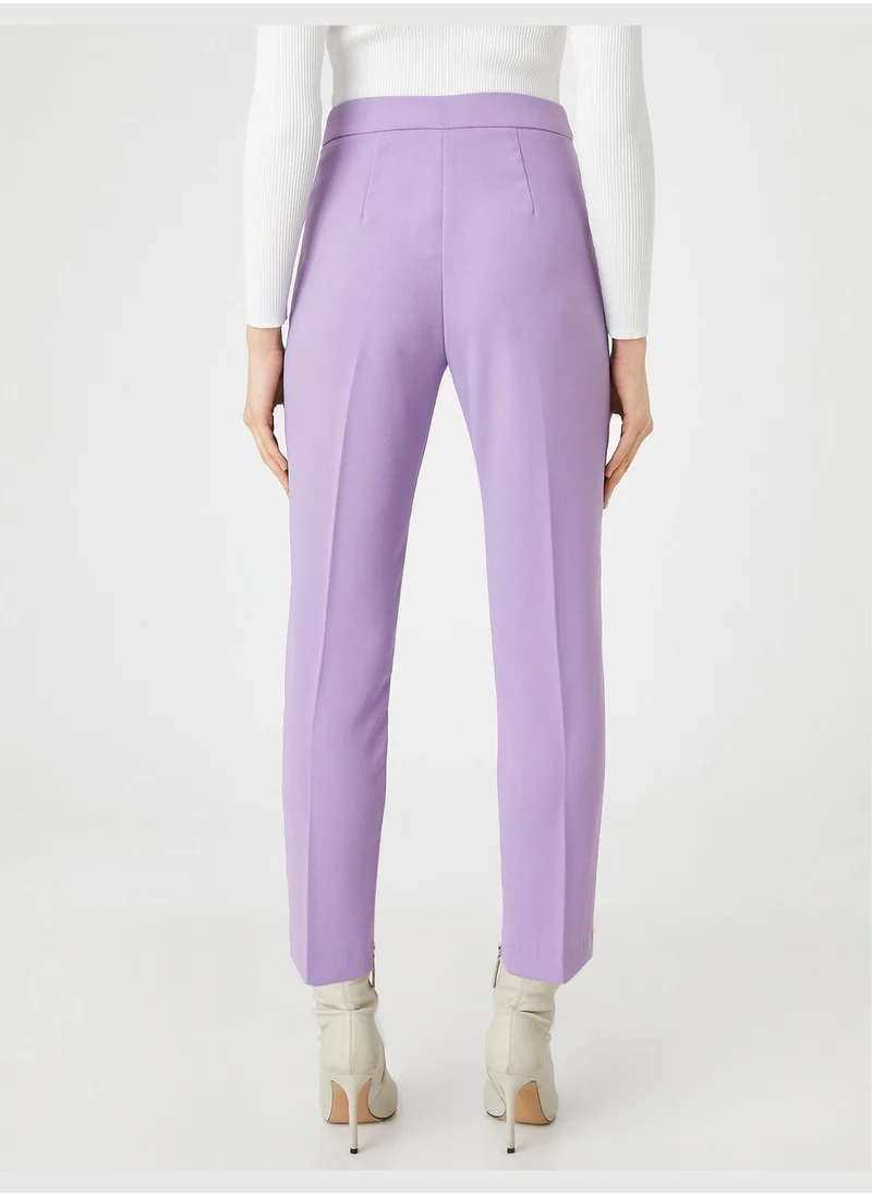 KOTON Pocket Detail Cigarette Trousers