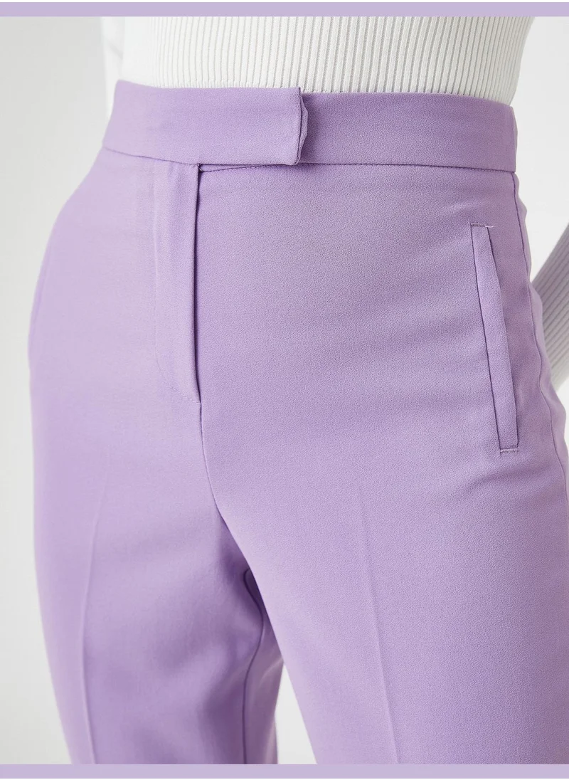 KOTON Pocket Detail Cigarette Trousers