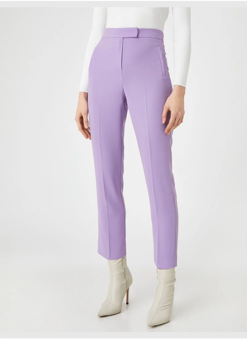 KOTON Pocket Detail Cigarette Trousers
