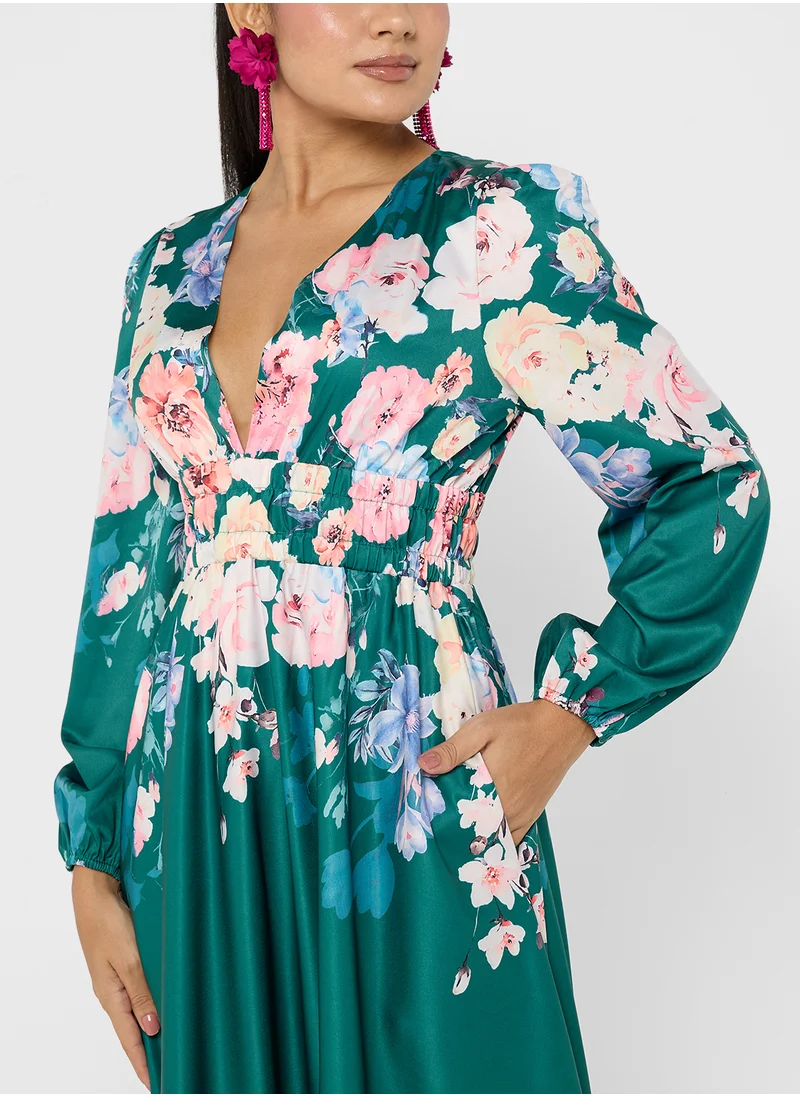 ELLA Floral Print Dress