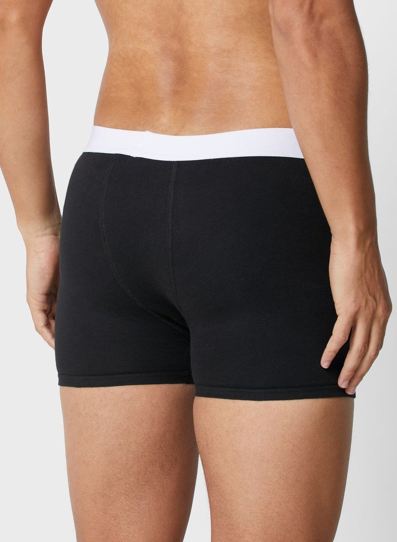 Seventy Five Basics 2 Pack Contrast Band Trunks With Antibacterial Finish  - Image 4