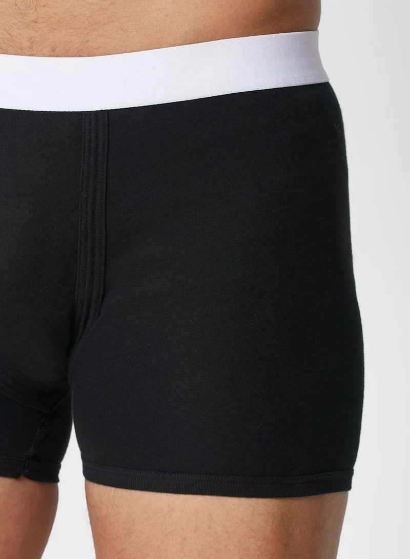 Seventy Five Basics 2 Pack Contrast Band Trunks With Antibacterial Finish