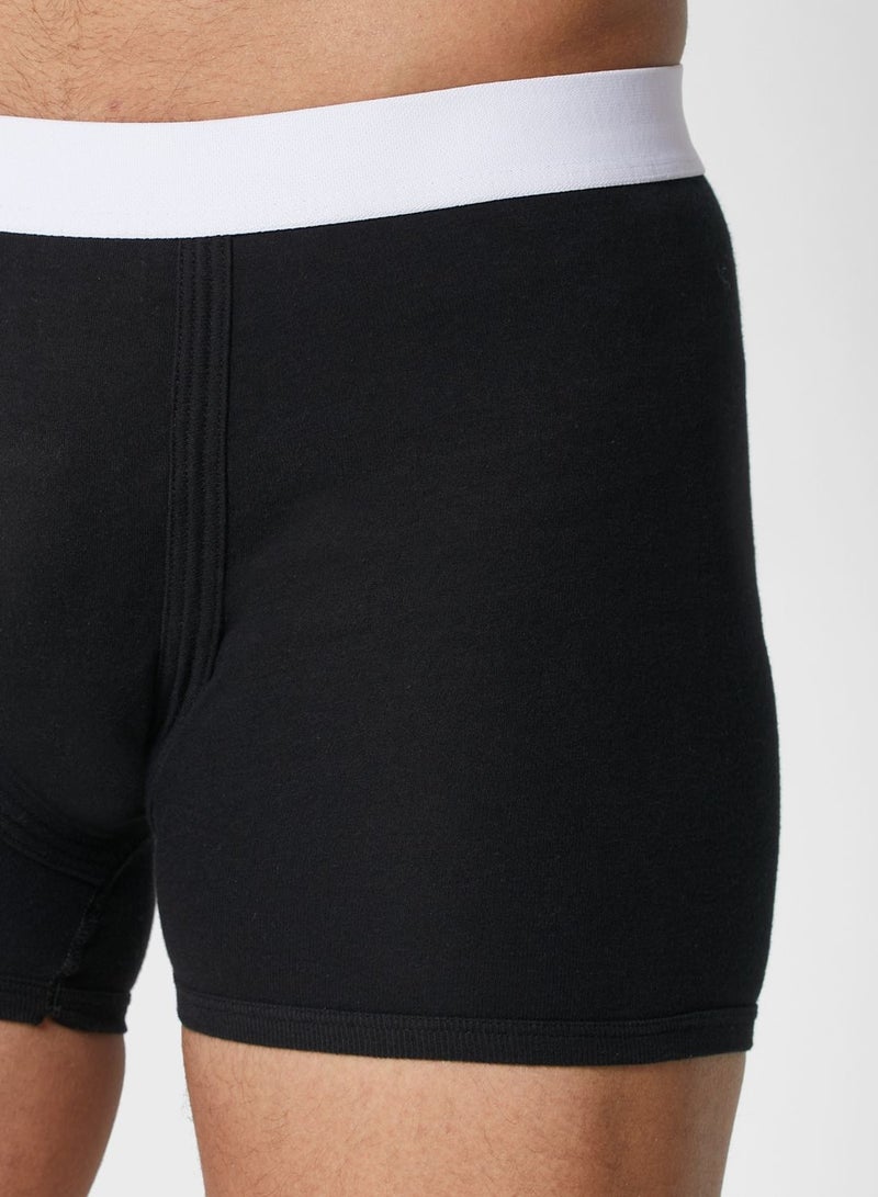 Seventy Five Basics 2 Pack Contrast Band Trunks With Antibacterial Finish  - Image 3