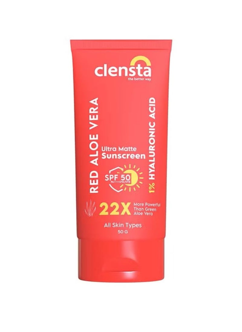 Red Aloe Matte Daily Sunscreen SPF 50 - pzsku/Z4F97BA92E32C2250DD5AZ/45/_/1734954557/f32f2f53-2fbb-4e81-a2e0-1cd578b97e82