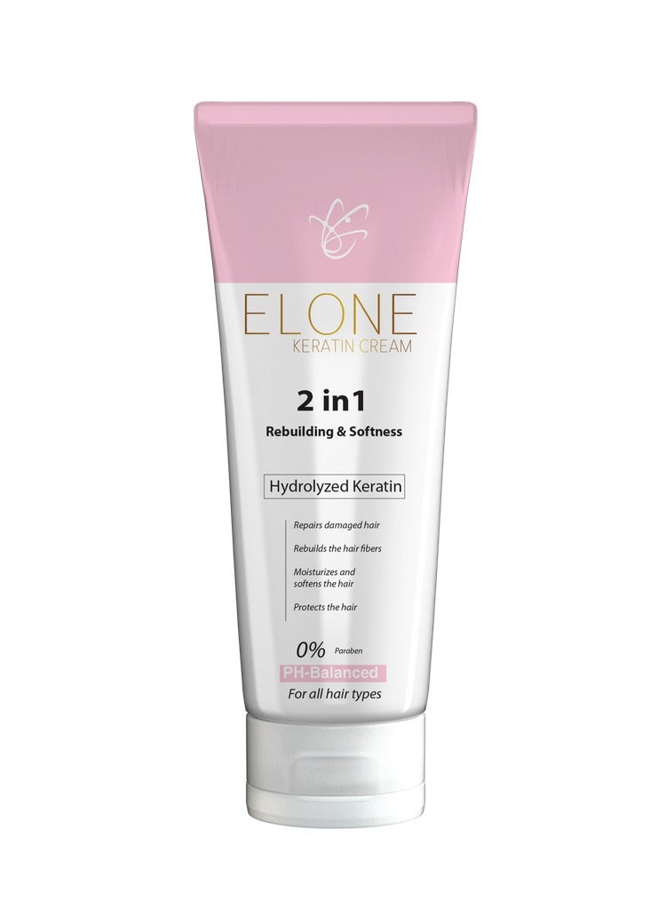 BLUEBELL Pharmaceuticals Elone routine for damaged dyed and chemically treated hair (Elone shampoo + Elone conditioner + Elone cream) - Image 3