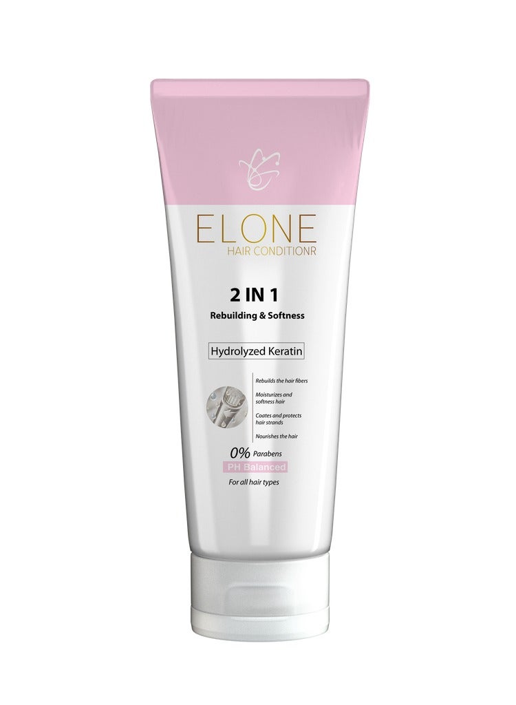 BLUEBELL Pharmaceuticals Elone routine for damaged dyed and chemically treated hair (Elone shampoo + Elone conditioner + Elone cream) - Image 4