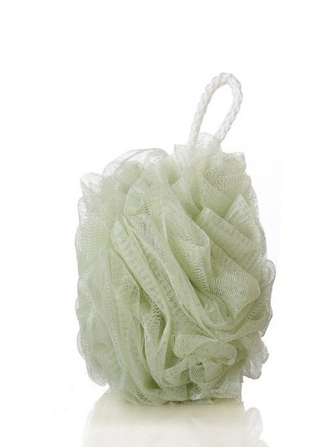 SPHTOEO Bath Shower Sponge Loofahs Mesh Pouf Shower Bath Ball Brush (Green) - Image 1