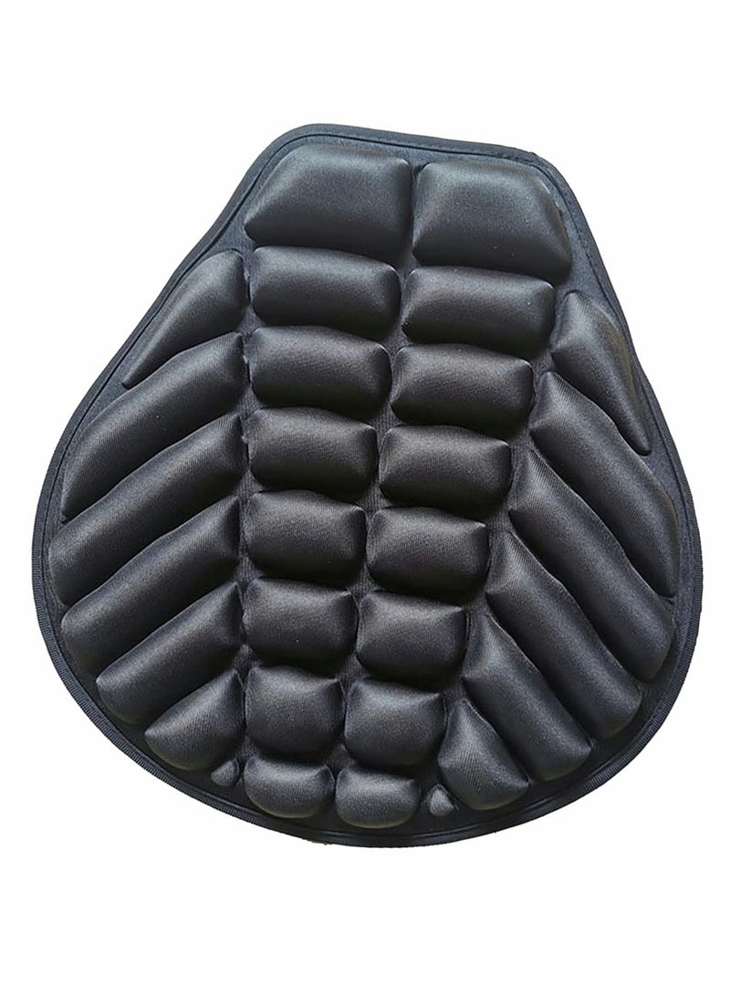 Generic Motorcycle Gel Seat Cushion Pad, Pressure Relief Protector for Cruiser and Touring Saddles, Comfortable Seat Pad for Enhanced Riding Experience. - Image 1