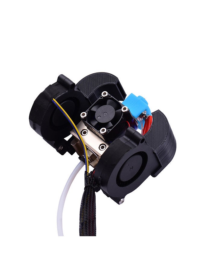 Generic - Full Assembled Extruder Hotend Kit with Aluminum Heating Block 0.4mm Nozzle Cooling Fan 24V Compatible with Creality Ender-3/Ender-3 Pro 3D Printer - Image 1