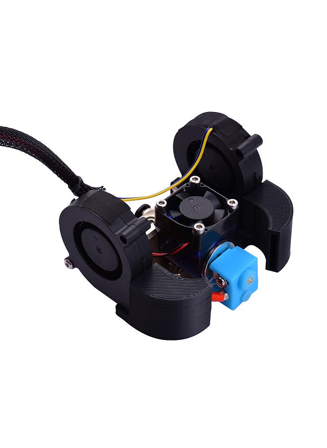 Generic - Full Assembled Extruder Hotend Kit with Aluminum Heating Block 0.4mm Nozzle Cooling Fan 24V Compatible with Creality Ender-3/Ender-3 Pro 3D Printer - Image 1