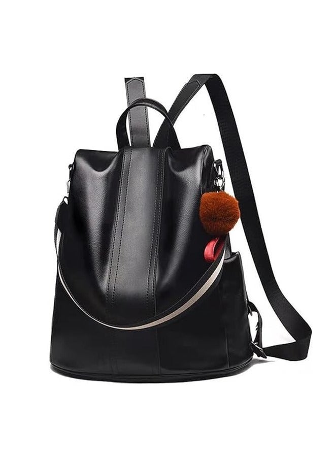 ORiTi حقيبة ظهر للنساء من جلد PU الناعم مضادة للسرقة خفيفة الوزن حقائب كتف للنساء والسيدات - Image 1