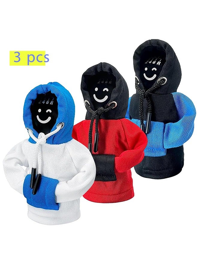 Car Gear Shift Hoodie, Universal Car Shift Knob Cover, Mini Hoodie for Car Shifter, Automotive Interior Cute Gadgets, Car Accessories and Decorations - Image 1