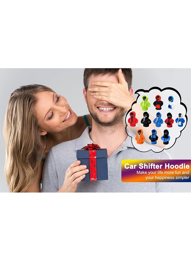 Car Gear Shift Hoodie, Universal Car Shift Knob Cover, Mini Hoodie for Car Shifter, Automotive Interior Cute Gadgets, Car Accessories and Decorations - Image 5