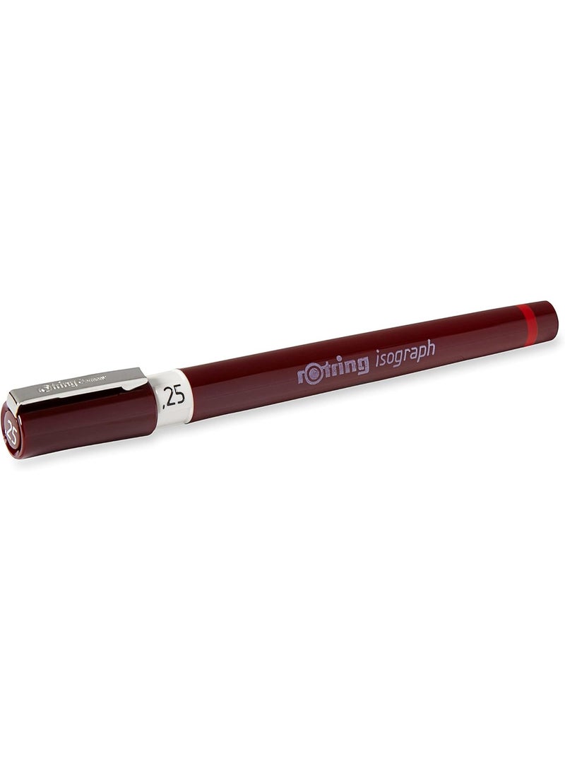 ROtring Isograph Technical Drawing Pen, 0.25 mm -Precision Tool with Refillable Ink Reservoir - Image 5