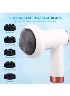 iCare Cellulite Massager Body Sculpting Machine,6 Adjustable Intensities Electric deep Tissue Massager Cellulite Remover with 5 Pads for Toning Abdomen, Legs, Arms and Thighs  - Image 2