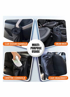 KASTWAVE Car Trash Bag Leakproof Litter Bag, Console and Headrest Garbage Bin, Detachable Garbage Storage Bag for Litter, Seat Back Hanging Trashbag Waterproof, Auto Trash Bag (2 Pack)  - Image 5