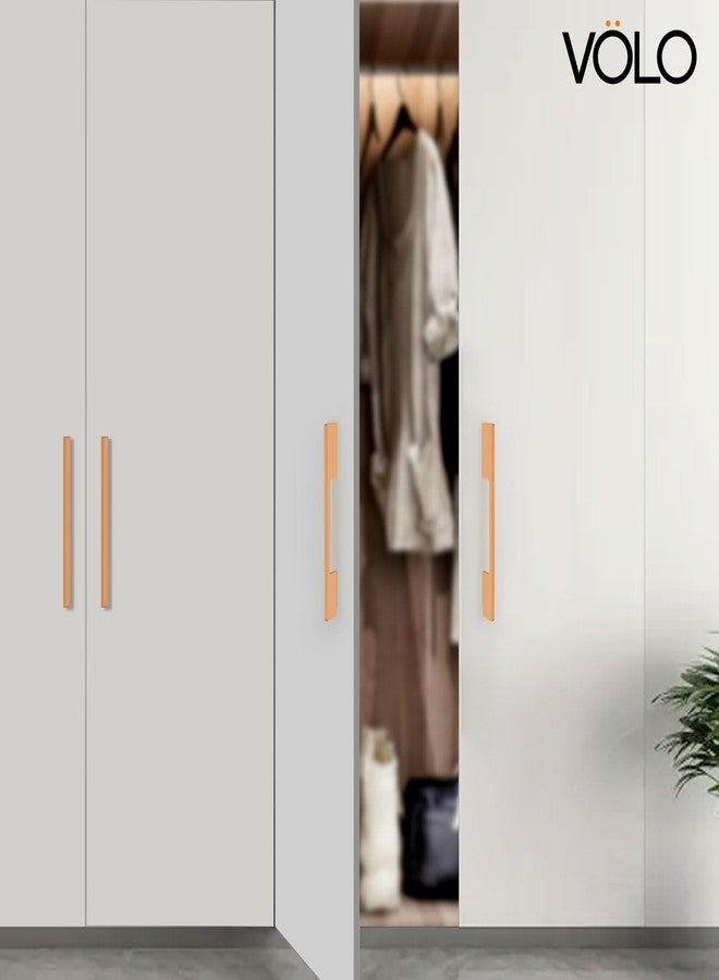 VOLO Wardrobe Cabinet Handle - Multi-Use Pull Handle for Wardrobe, Drawer, Sliding Closet, and Door in Kitchen, Office, and Bedroom Pack of 1 (Rose Gold, 288MM (12 Inch)) - Image 5