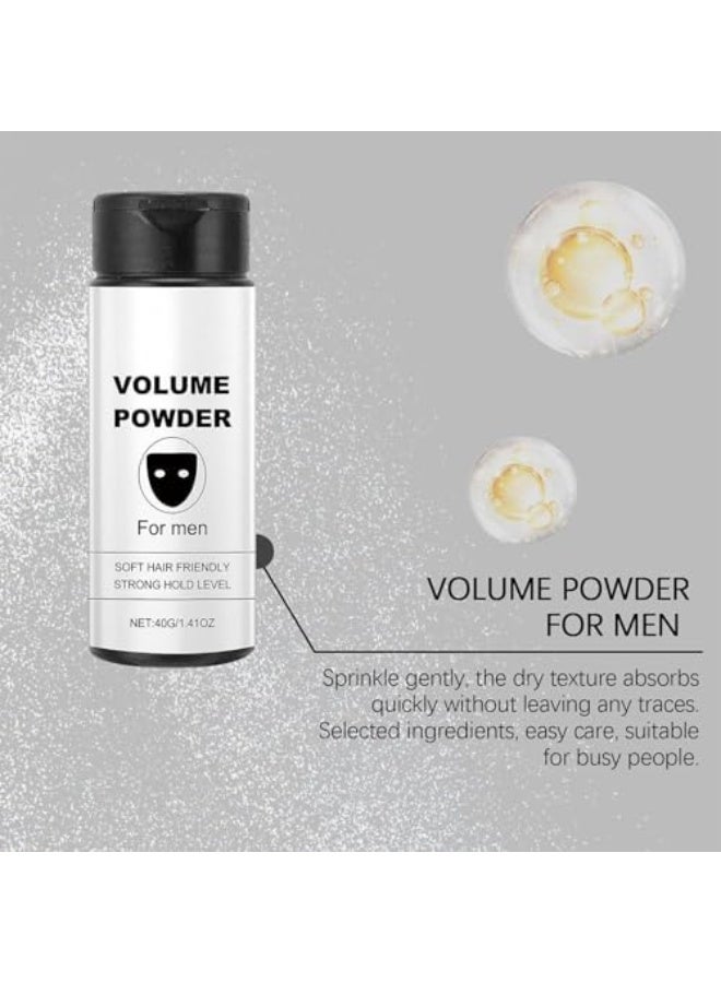 GROEI 40g Hair Volume Powder, Hair Texture Powder for Men, Easy To Apply Natural Look Volumizing Texturizing Styling Powders, Hairstyle Instant Volume, Strong Hold - Image 3