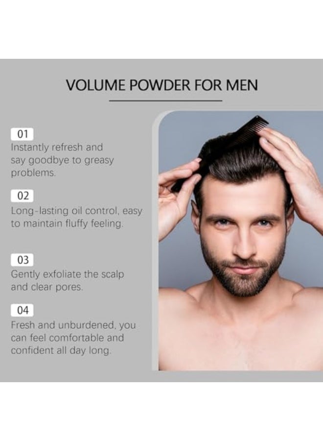 GROEI 40g Hair Volume Powder, Hair Texture Powder for Men, Easy To Apply Natural Look Volumizing Texturizing Styling Powders, Hairstyle Instant Volume, Strong Hold - Image 4