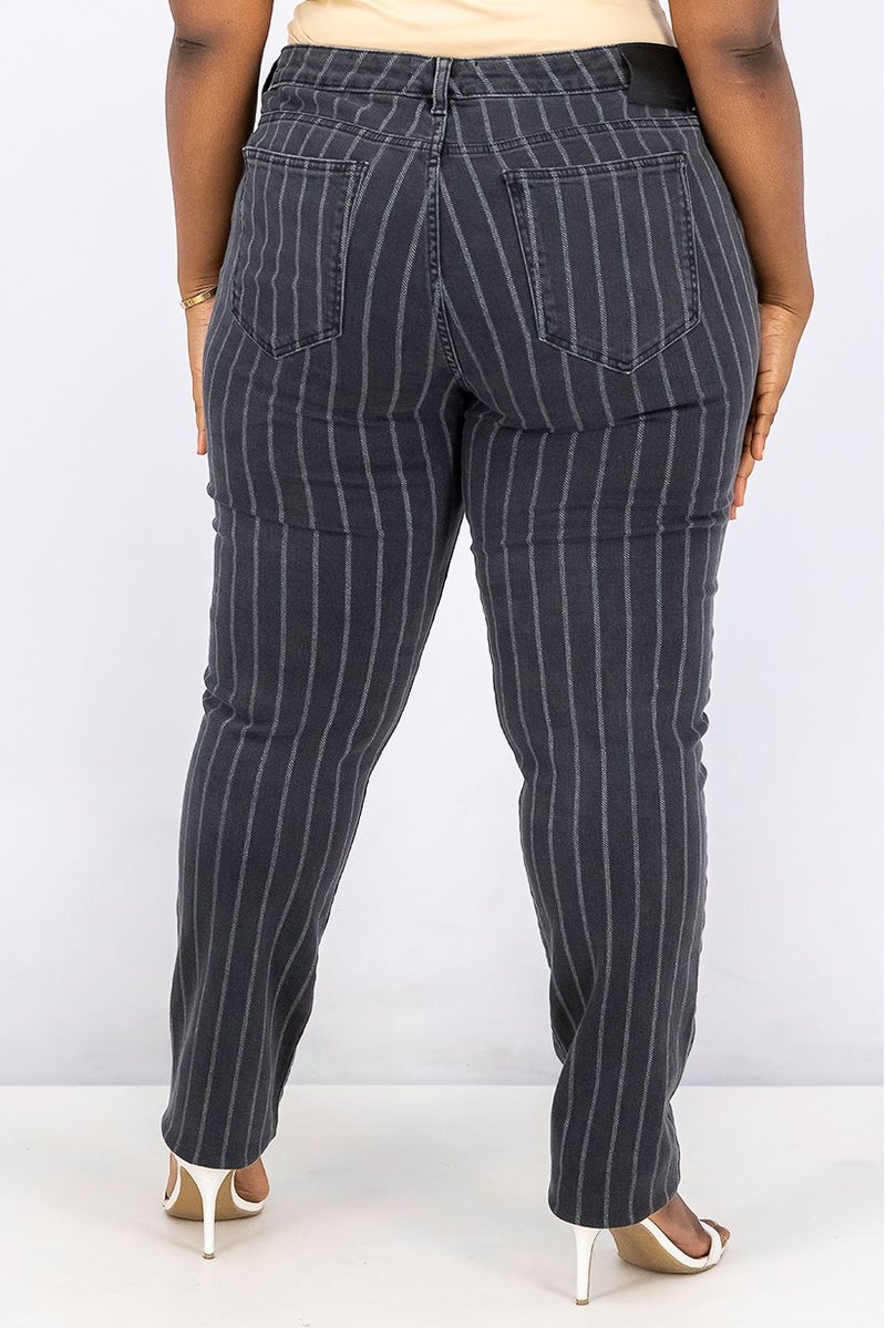 Violeta By Mango Women Slim Fit Solid Corduroy Jeans, Black Washed - Image 3