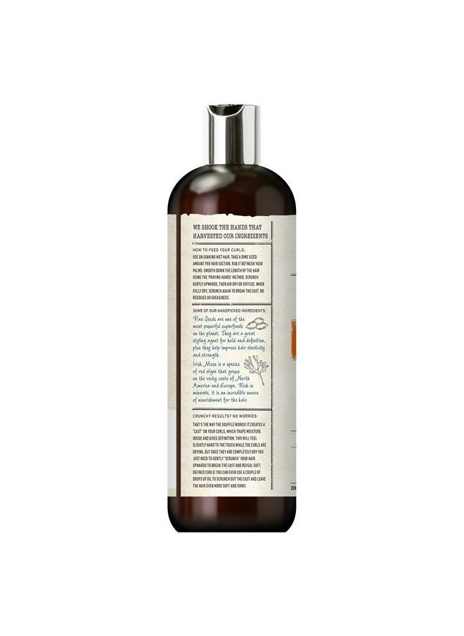 CURLSMITH - Curl Defining Styling Soufflé - Vegan Medium Hold Styling Gel for Wavy, Curly and Coily Hair (16oz) - Image 1