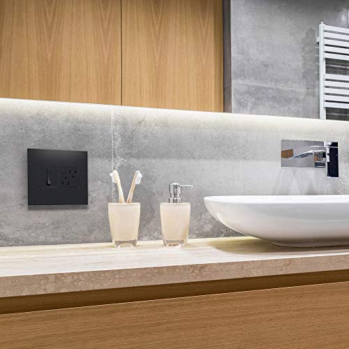 Adorne Legrand adorne Graphite, 2-Gang Wall Plate, AWP2GGR4 - Image 2