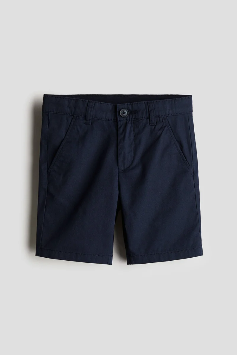 اتش اند ام Cotton chino shorts
