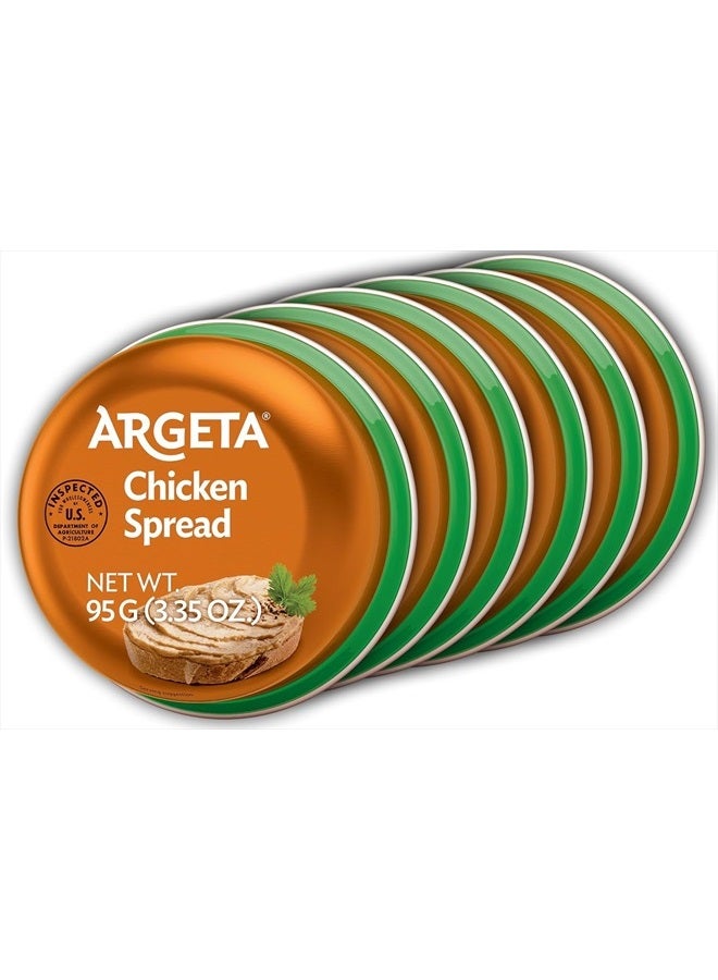 Argeta Pate Spread, Chicken, 3.35oz (6 PACK) - Image 1